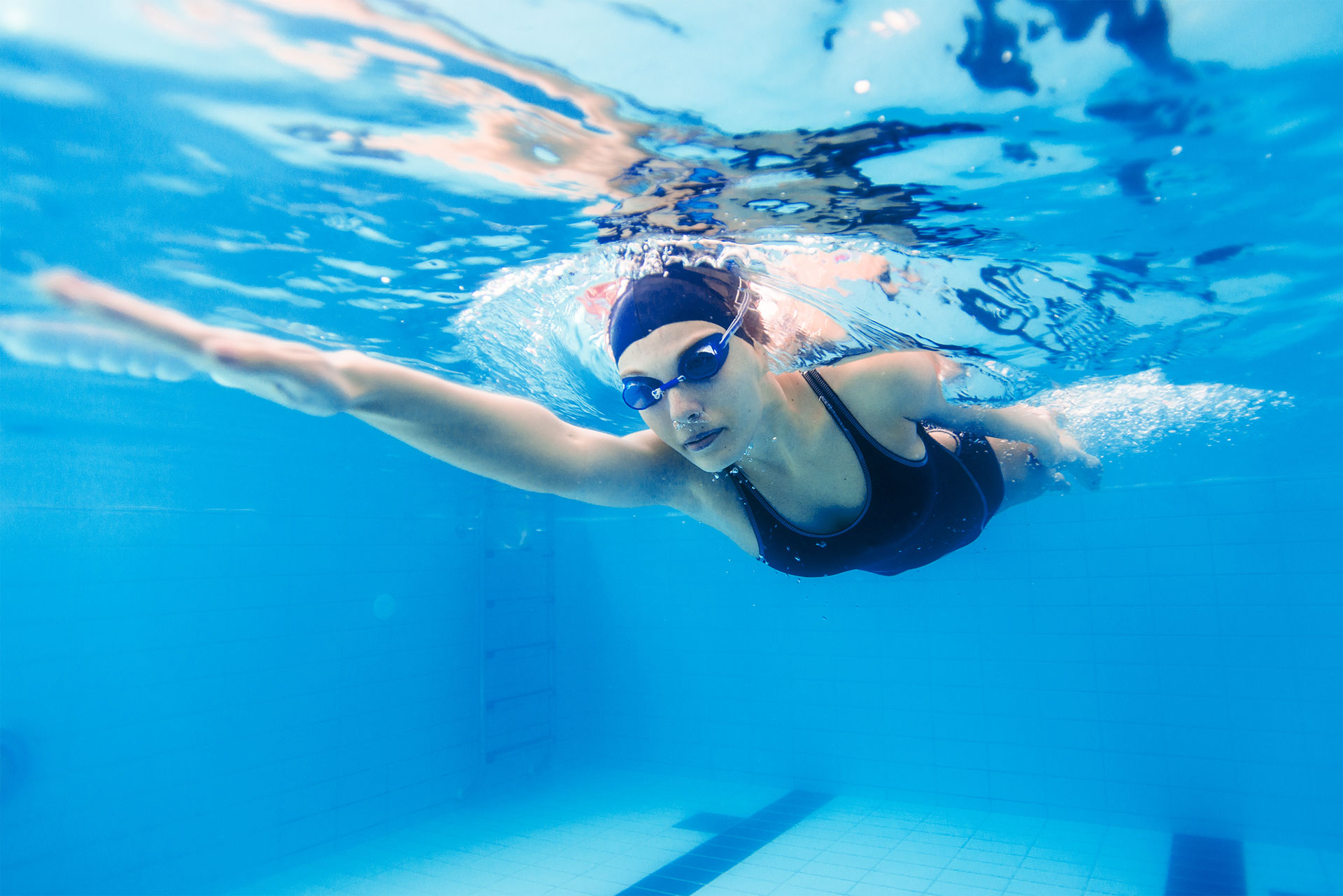 Wunnebad Winnenden - Freibad Winnenden, Schwimmkurs Kraulen
